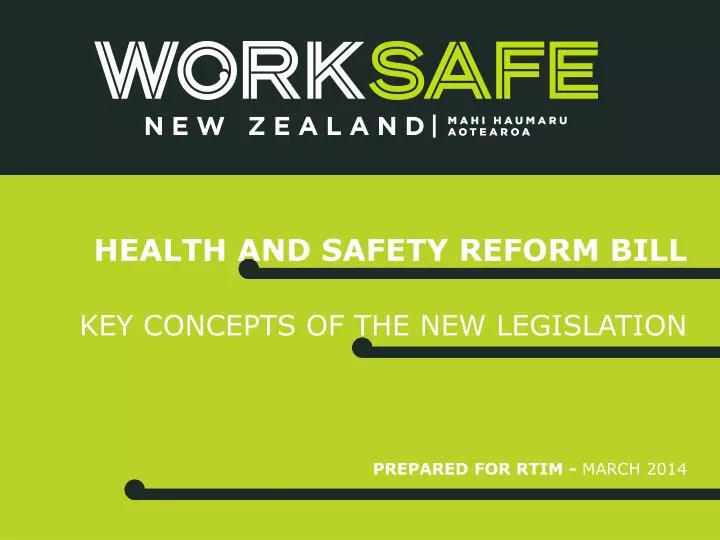 health and safety reform bill