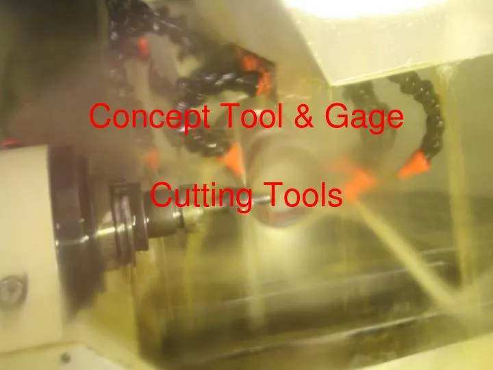 concept tool gage cutting tools