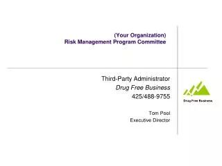 your organization risk management program committee
