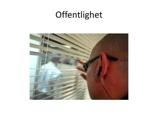 offentlighet