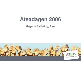 ateadagen 2006 magnus sallbring atea