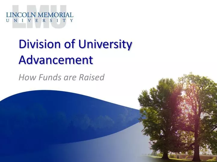 division of university advancement