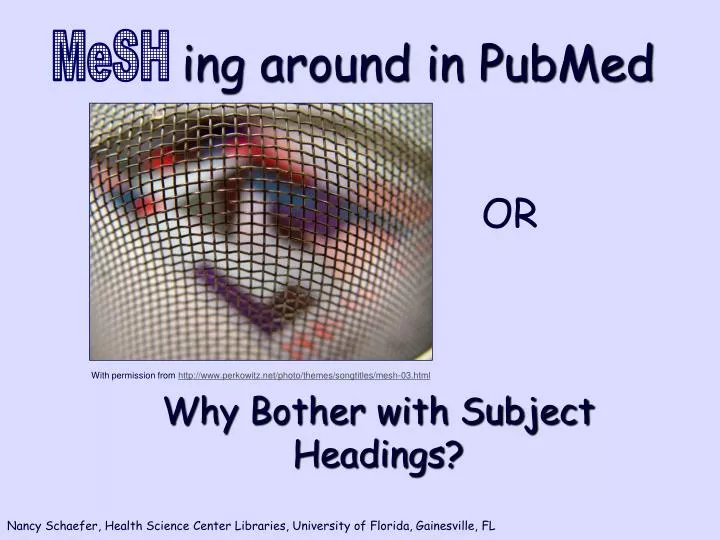 ing around in pubmed