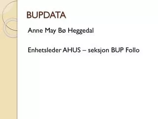 bupdata