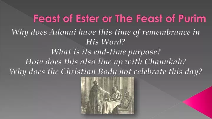 feast of ester or the feast of purim