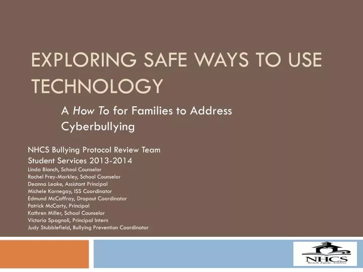 exploring safe ways to use technology