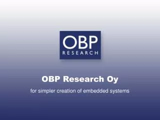 OBP Research Oy