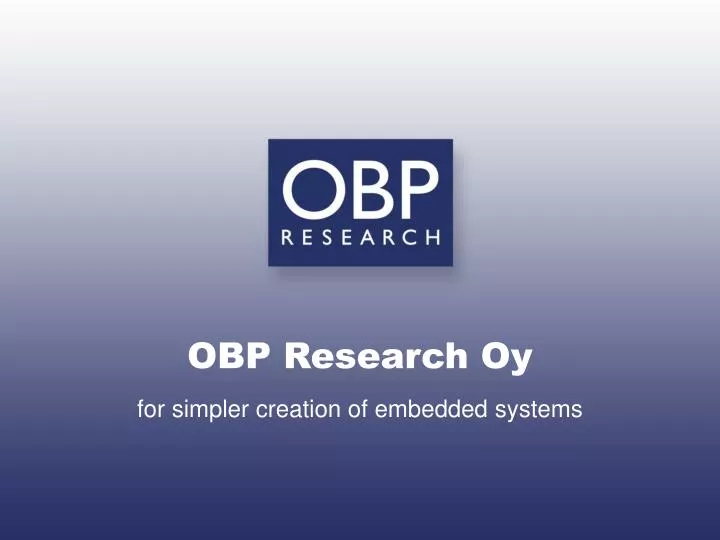 obp research oy