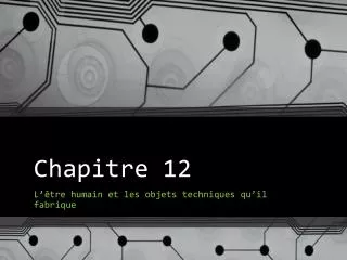 chapitre 12
