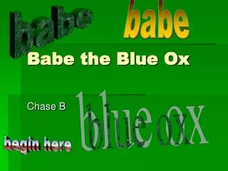 Babe the Blue Ox