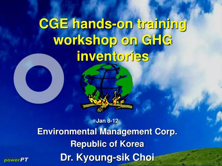 cge hands on training workshop on ghg inventories