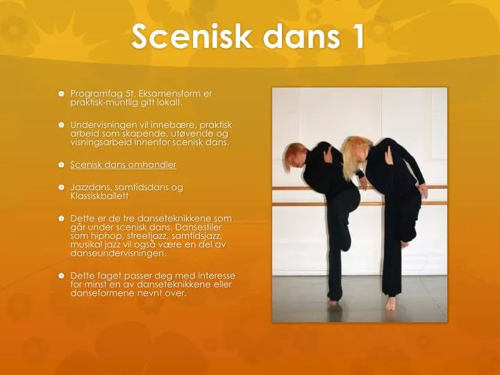 scenisk dans 1