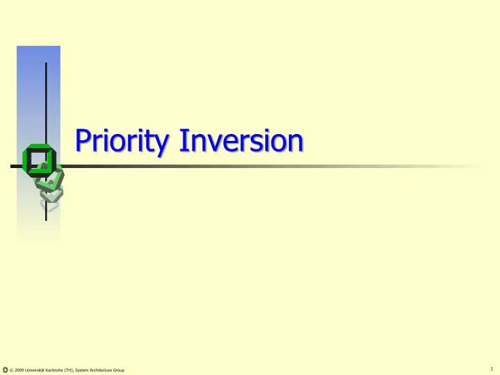 priority inversion