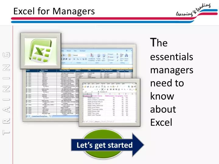 excel for managers