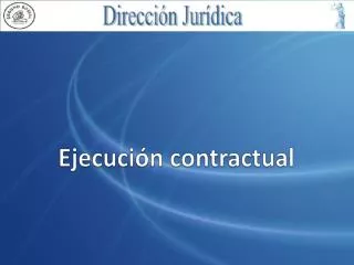 ejecuci n contractual