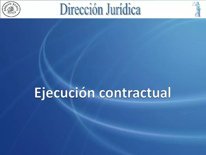 ejecuci n contractual