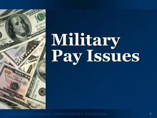 Military Pay Issues
