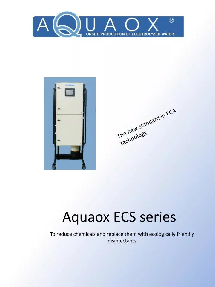 aquaox ecs series