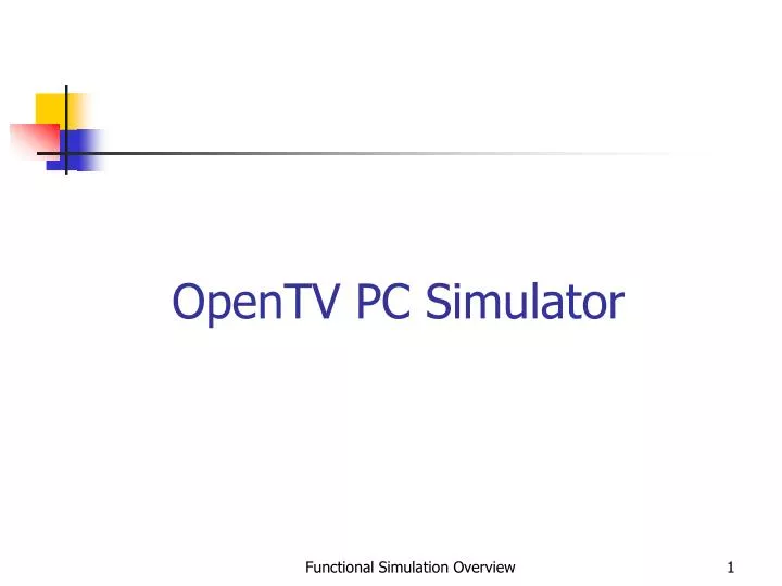 opentv pc simulator