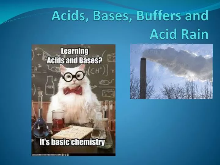 acids bases buffers and acid rain