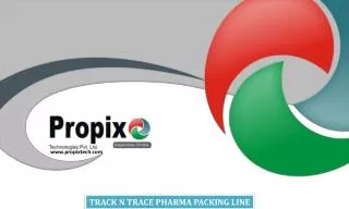 TRACK N TRACE PHARMA PACKING LINE