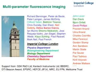 Multi-parameter fluorescence imaging