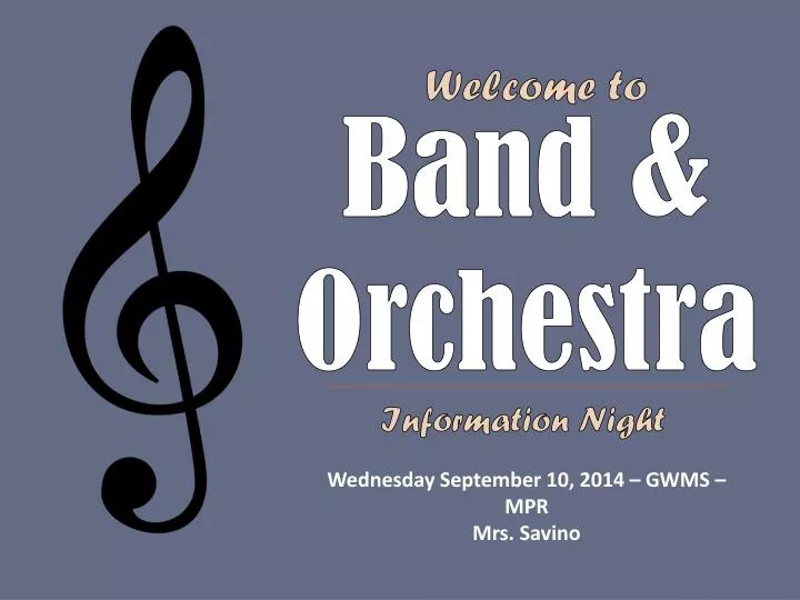 band orchestra