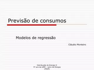 previs o de consumos