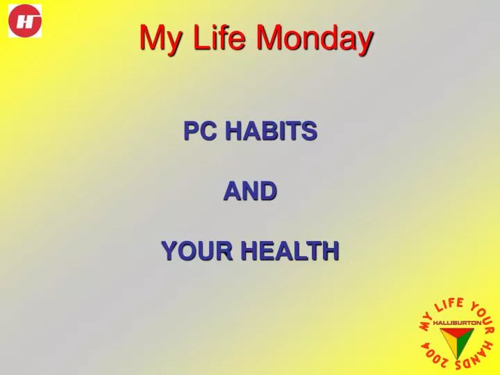 pc habits and your health