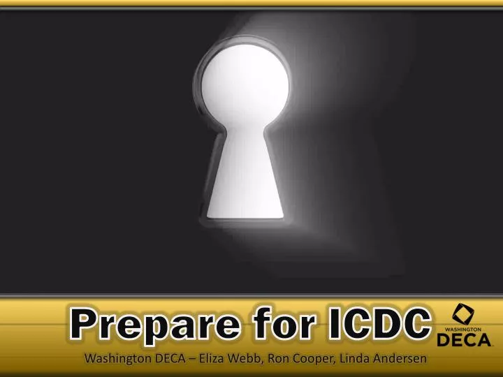 prepare for icdc