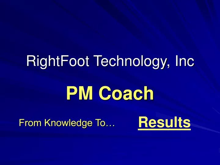 rightfoot technology inc