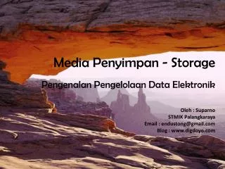 media penyimpan storage