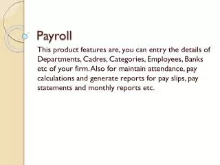 Payroll