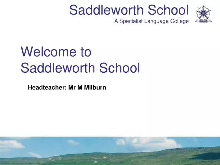welcome to saddleworth school