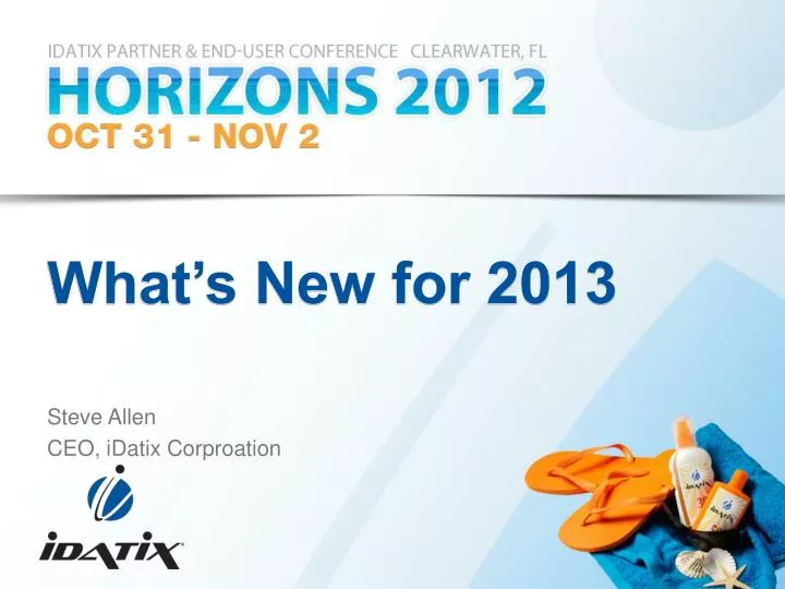 what s new for 2013