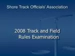 Shore Track Officials’ Association - slide 1