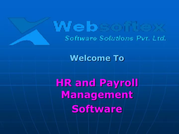 welcome to hr and payroll management software