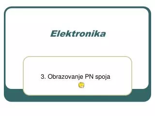 elektronika