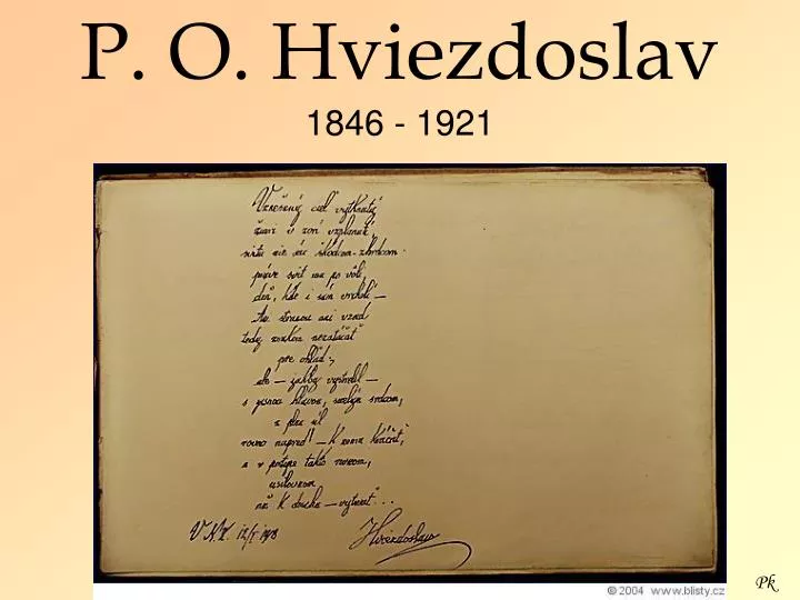 p o hviezdoslav 1846 1921