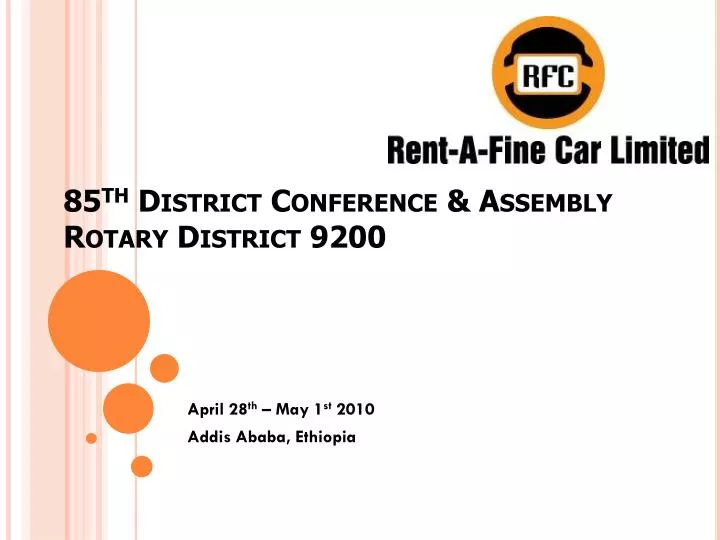 85 th district conference assembly rotary district 9200