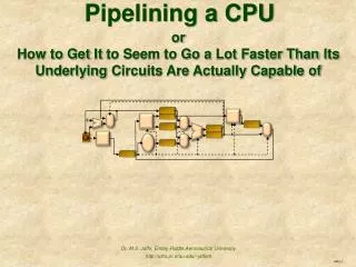 Pipelining a CPU