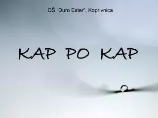 kap po kap