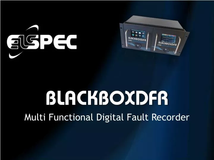 multi functional digital fault recorder