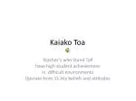 Kaiako Toa - slide 1
