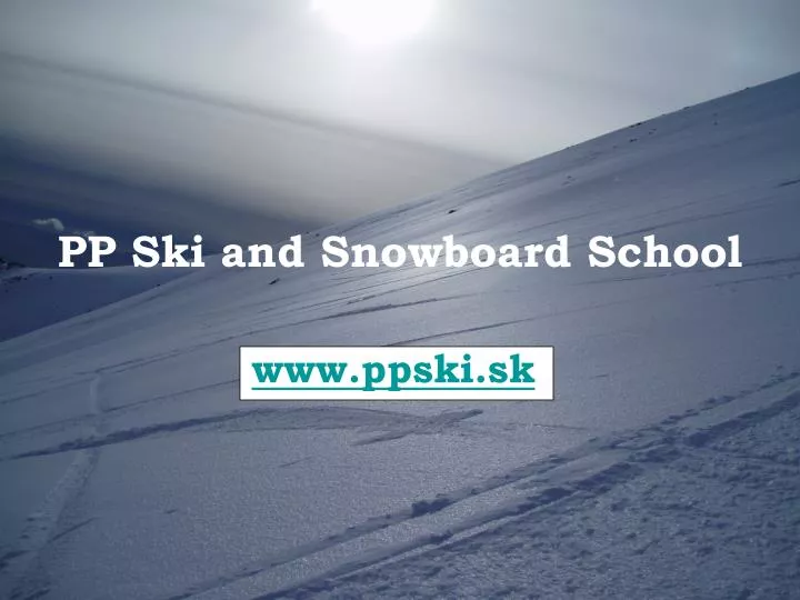 pp ski and snowboard school