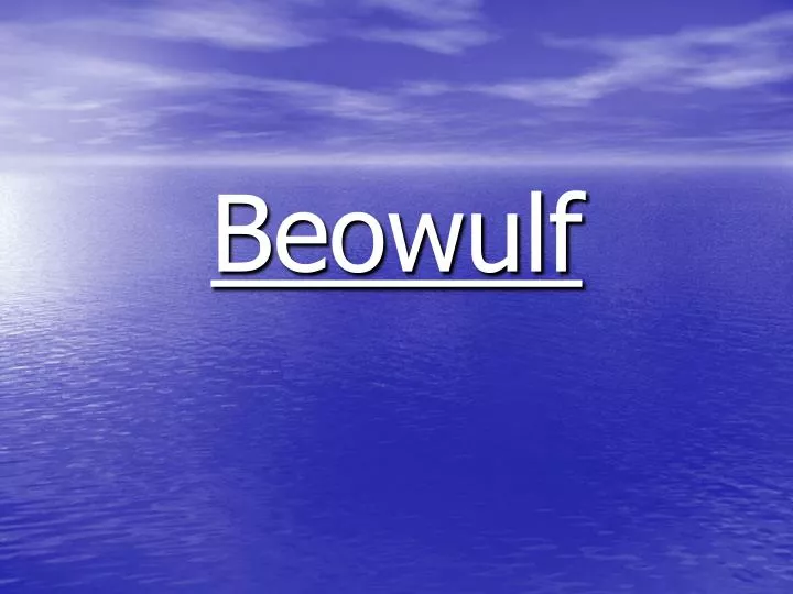 beowulf