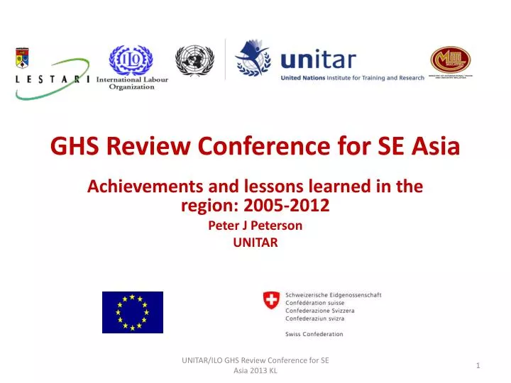 ghs review conference for se asia