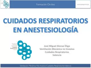cuidados respiratorios en anestesiolog a