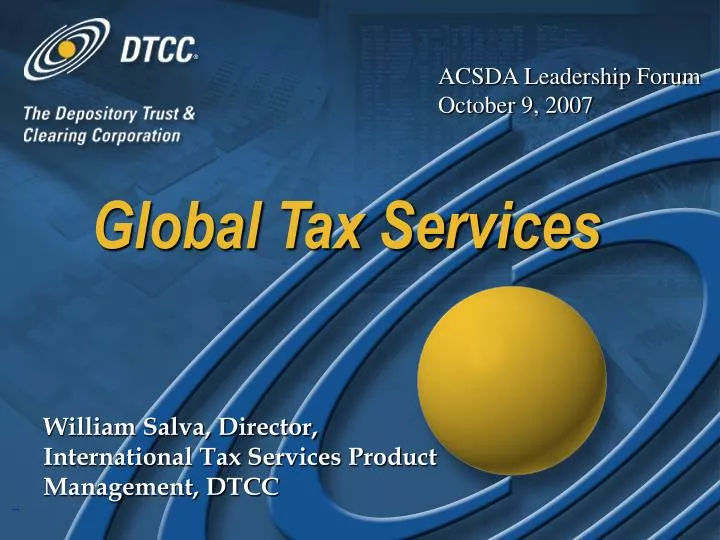 global tax services