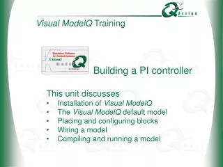Building a PI controller